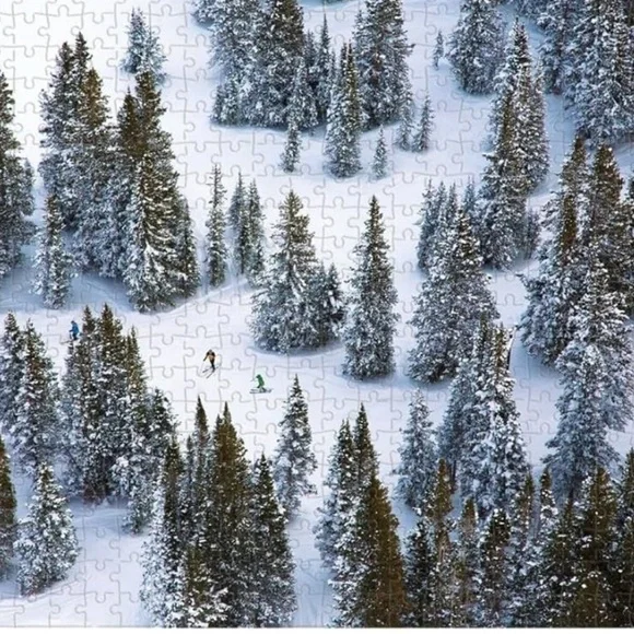 Galison Gray Malin Double Sided The Snow 500 Piece Jigsaw Puzzle New In Box - Picture 5 of 7